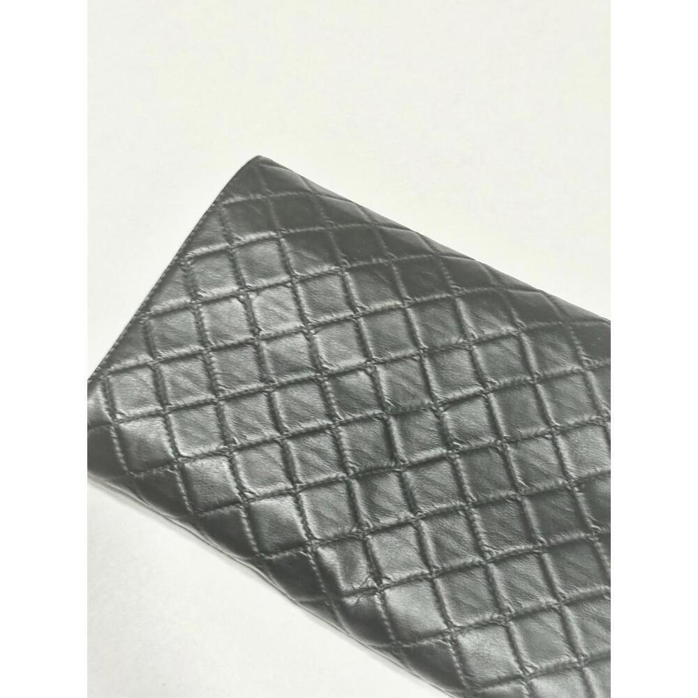 BH Cosmetics Women's Black Leather Clutch Makeup Brush Roll Bag - Picture 3 of 14